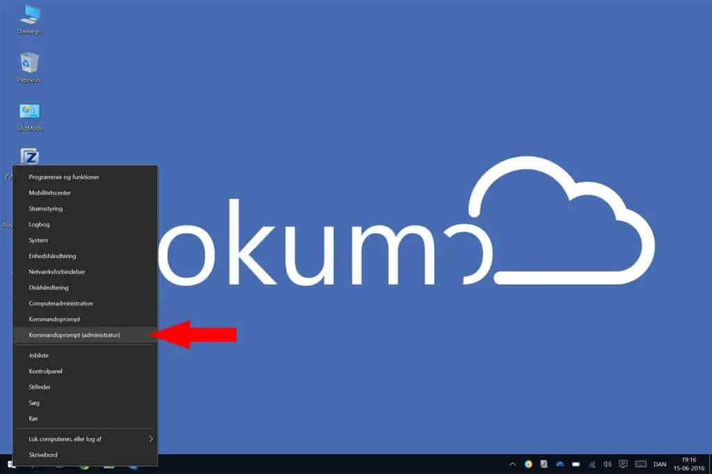 Et godt tip til at finde kommandoprompten hurtigt i Windows 10