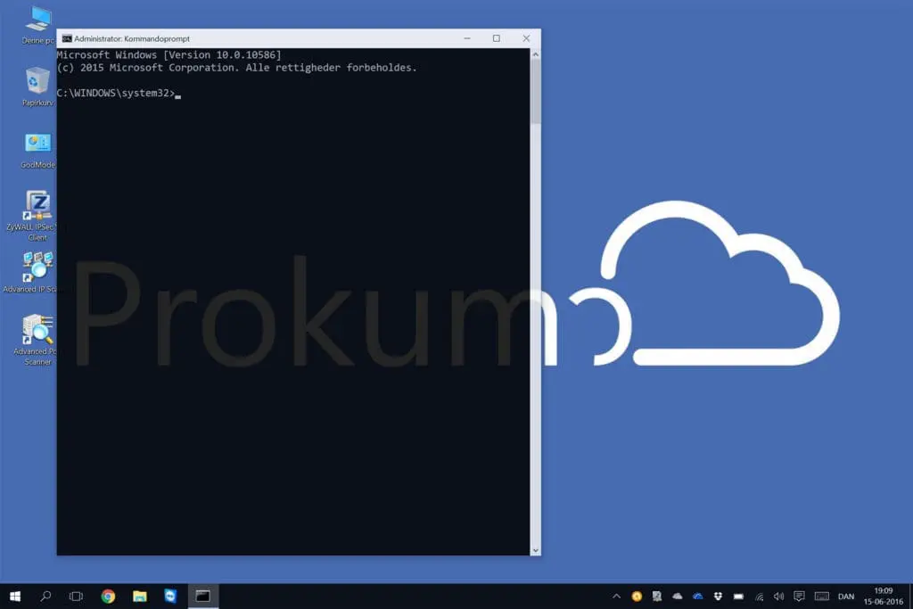 Kommandoprompt som en IT haj... det bedste tip til windows 10 jeg længe har set...